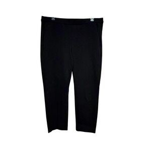 LVPL‎ Black Cropped Career Pants Size 10/30 Work Office Stretch